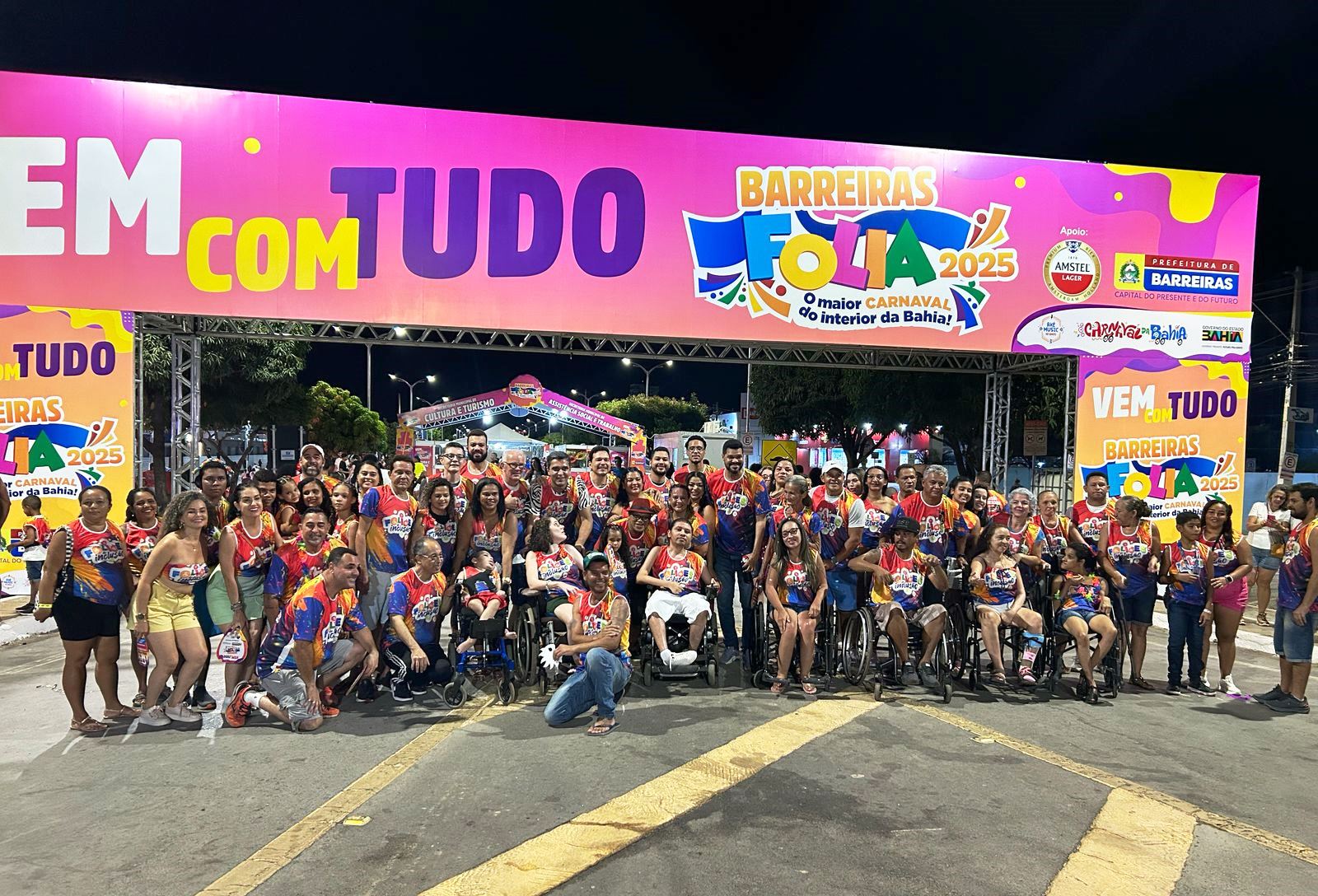 Bloco Foliões da Inclusão estreia na avenida e leva acessibilidade e diversidade ao Barreiras Folia